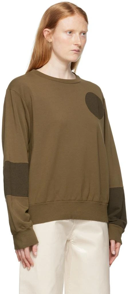 商品MAISON MARGIELA|Khaki Paneled Sweatshirt,价格¥620,第2张图片详细描述