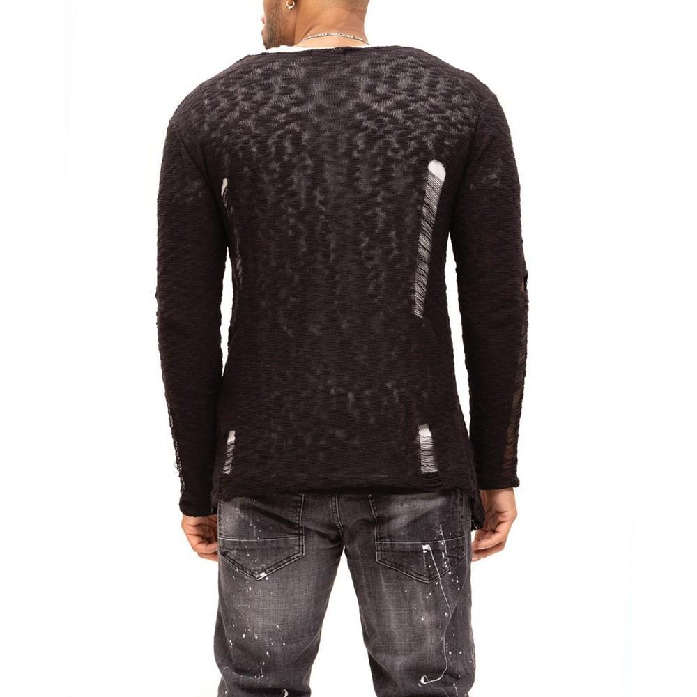 商品RON TOMSON|Men's Modern Buckled Long Cardigan Sweater,价格¥1098,第4张图片详细描述