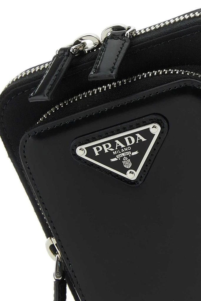 商品Prada|Prada Triangle-Logo Zipped Phone Case,价格¥10342,第4张图片详细描述