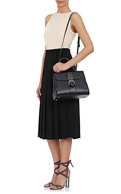 商品Delvaux|Brillant MM S Leather Satchel,价格¥35498,第2张图片详细描述