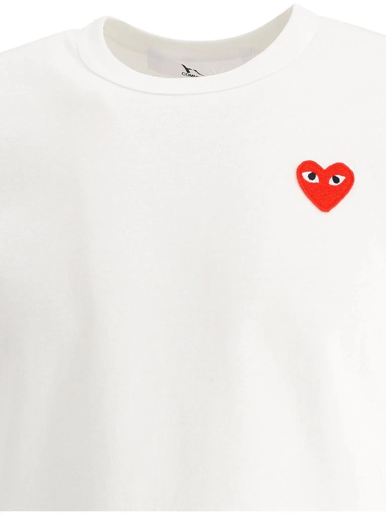 商品Comme des Garcons|Comme des Garçons Play Heart Logo Patch Crewneck T-Shirt,价格¥347-¥467,第3张图片详细描述