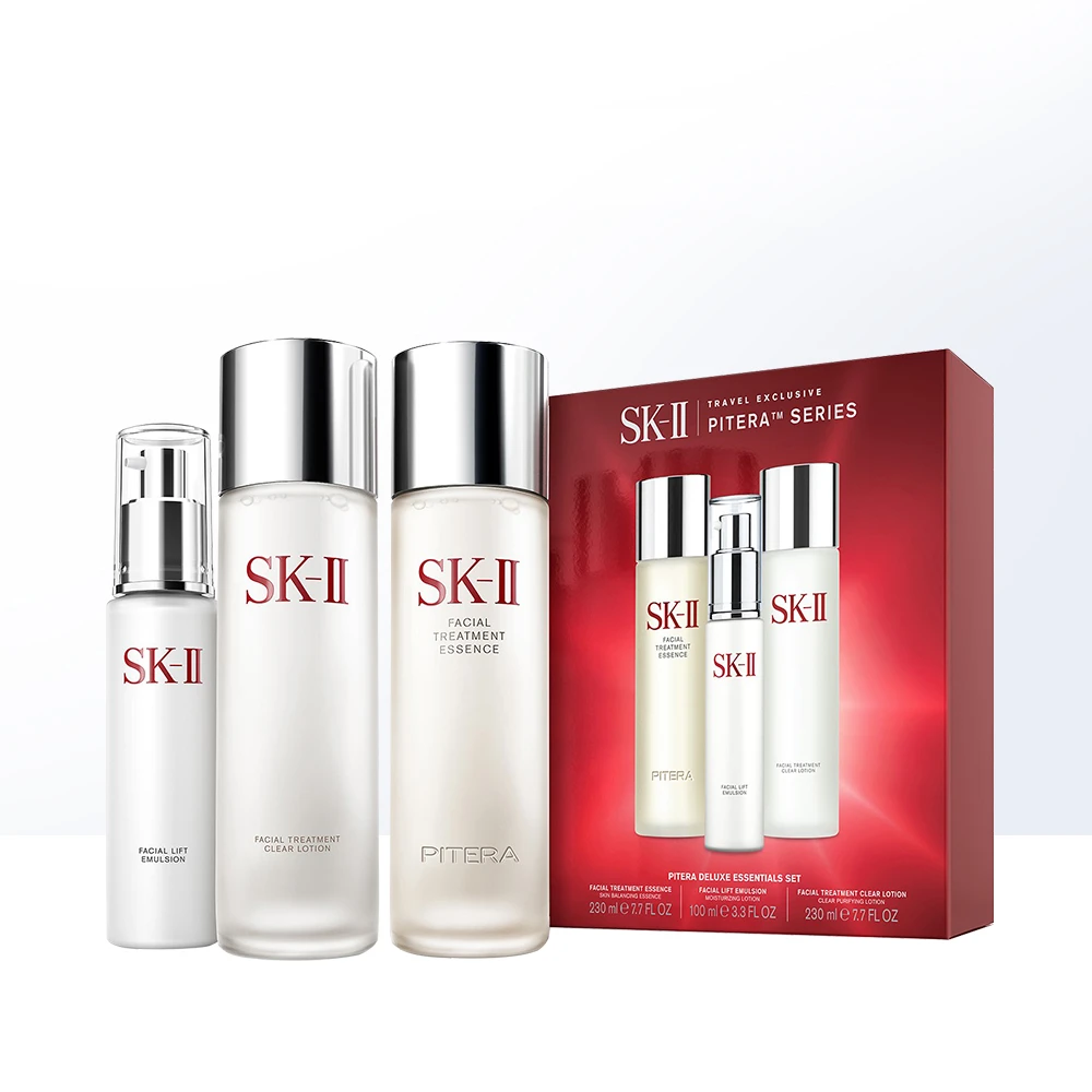 商品SK-II|SK-II sk2多方位三件套神仙水套盒230ml清莹露230ml乳液100m,价格¥2098,第1张图片