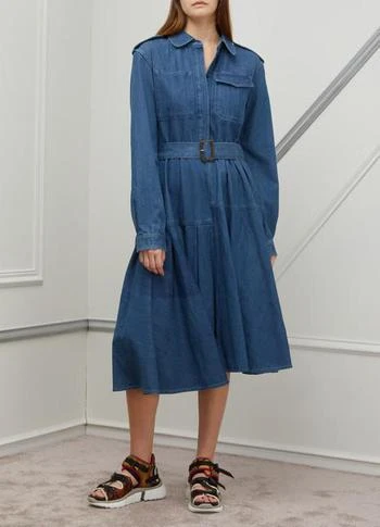 商品JW Anderson|Belted shirt dress,价格¥1942,第2张图片详细描述