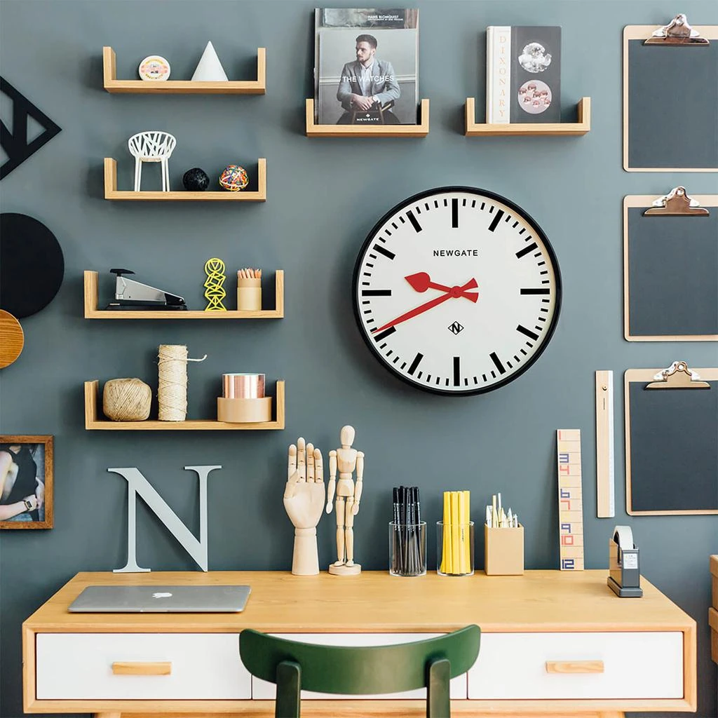 商品Newgate|Putney Wall Clock - Black,价格¥1261,第3张图片详细描述