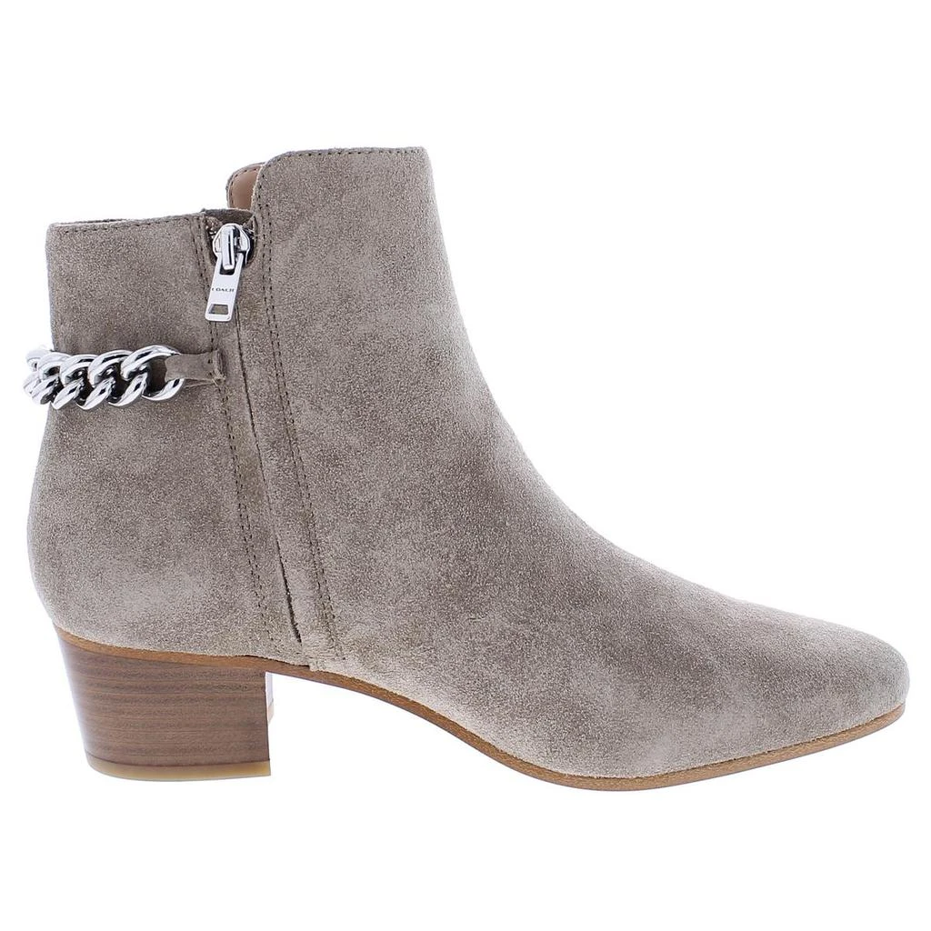 商品Coach|Coach Womens Carissa Suede Round Toe Ankle Boots,价格¥650,第4张图片详细描述