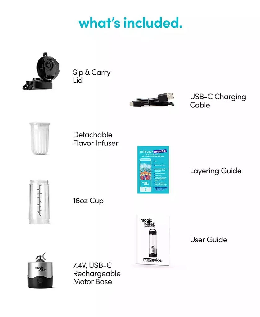 USB Rechargeable Personal Portable Blender 商品