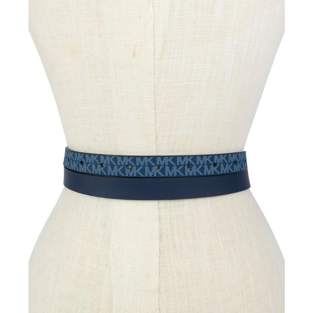 商品Michael Kors|2-Pk. Smooth Leather & Logo-Print Belts,价格¥293,第4张图片详细描述