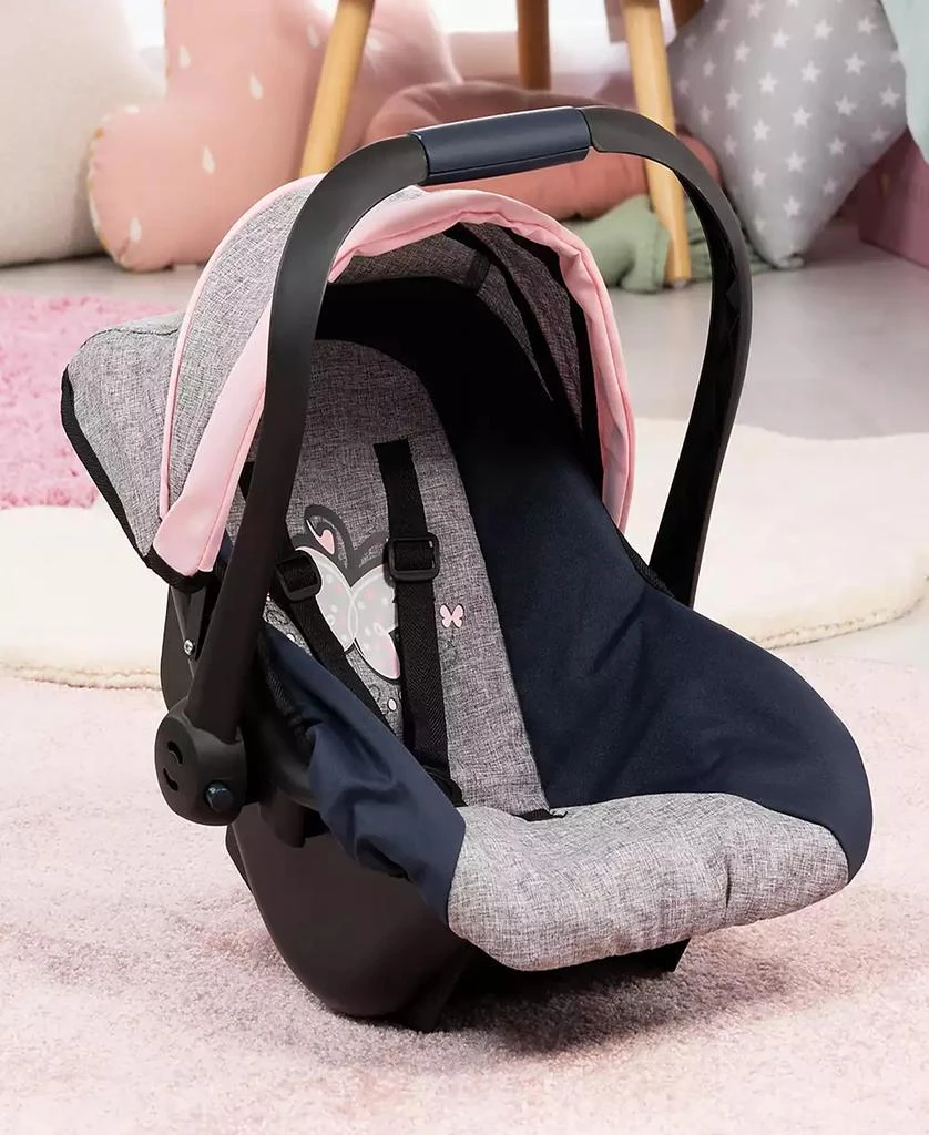 商品Bayer Design|Dolls Grey, Blue, Pink Butterfly Car Seat,价格¥202,第4张图片详细描述