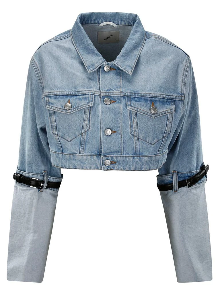 商品COPERNI|Coperni Cropped Buttoned Denim Jacket,价格¥4509,第1张图片