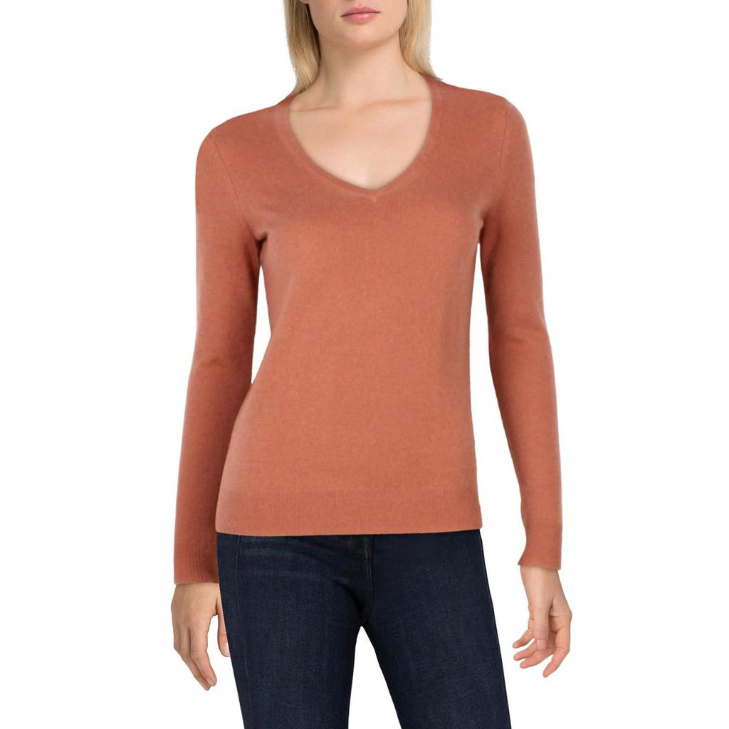 Private Label Womens Cashmere V Neck Sweater商品第3张图片规格展示