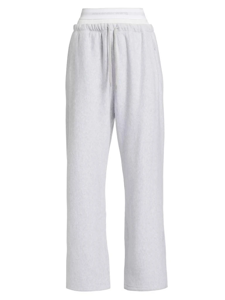 商品Alexander Wang|Exposed Brief Wide-Leg Sweatpants,价格¥3184,第1张图片