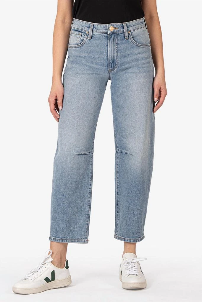 商品KUT from the Kloth|Kut From The Kloth - Ashley High Rise Slouchy Barrel Straight Leg Jeans,价格¥563,第4张图片详细描述