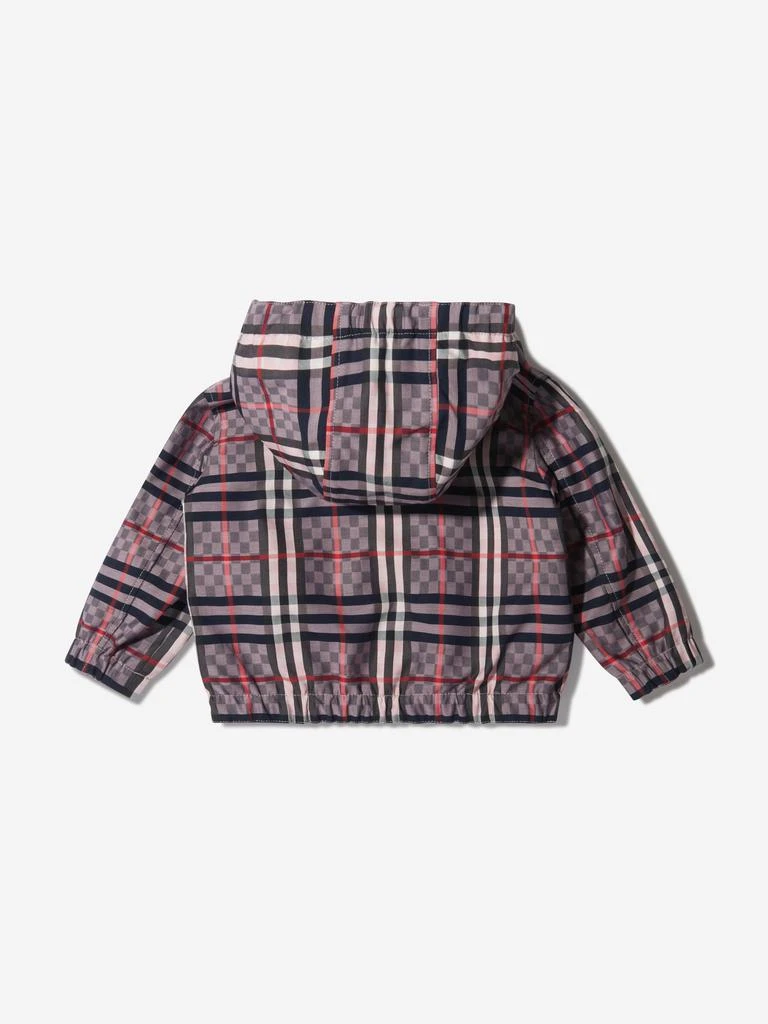 商品Burberry|Burberry Pink Baby Girls Cotton Hooded Jacket,价格¥4416,第2张图片详细描述