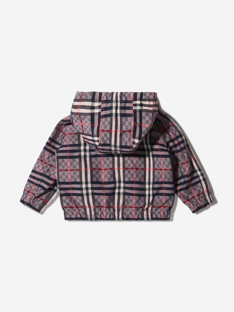 商品Burberry|Burberry Pink Baby Girls Cotton Hooded Jacket,价格¥4044,第4张图片详细描述