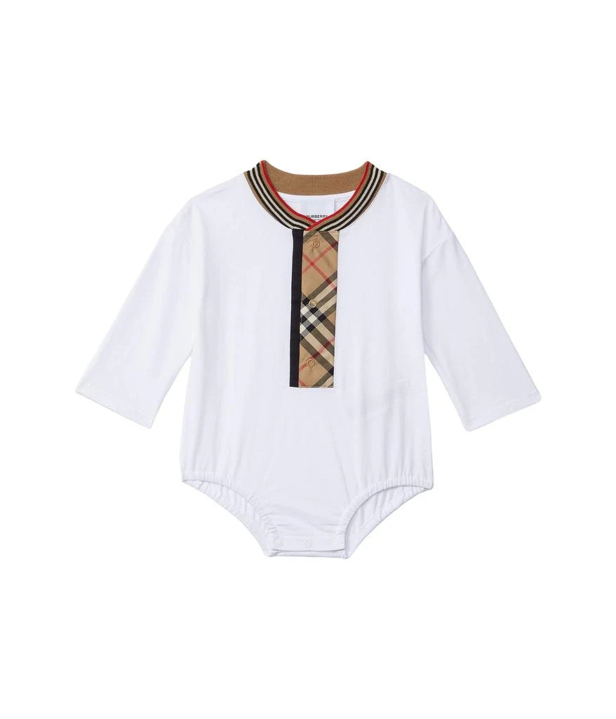 商品Burberry|Knox Long Sleeve One-Piece (Infant),价格¥778,第1张图片