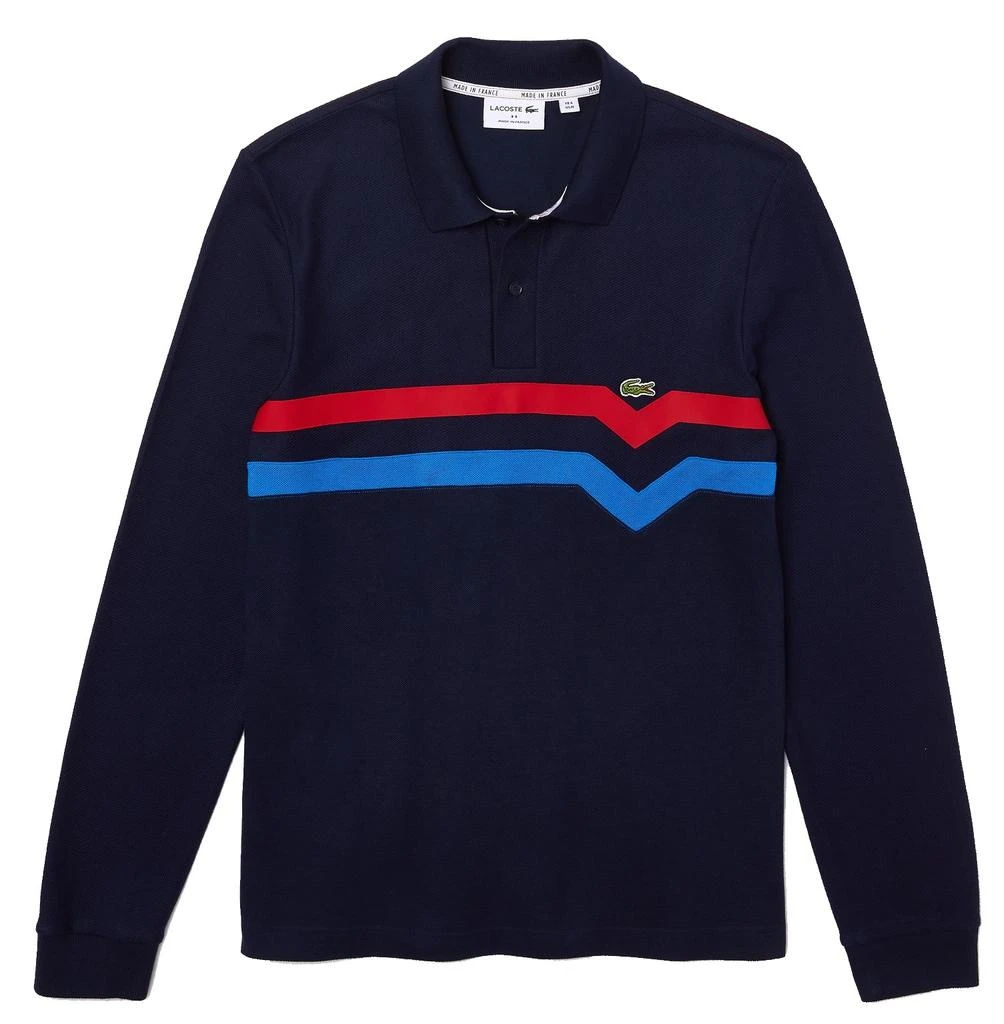 商品Lacoste|Lacoste Made in France Regular Fit L/S Polo Shirt Navy Blue,价格¥987,第1张图片