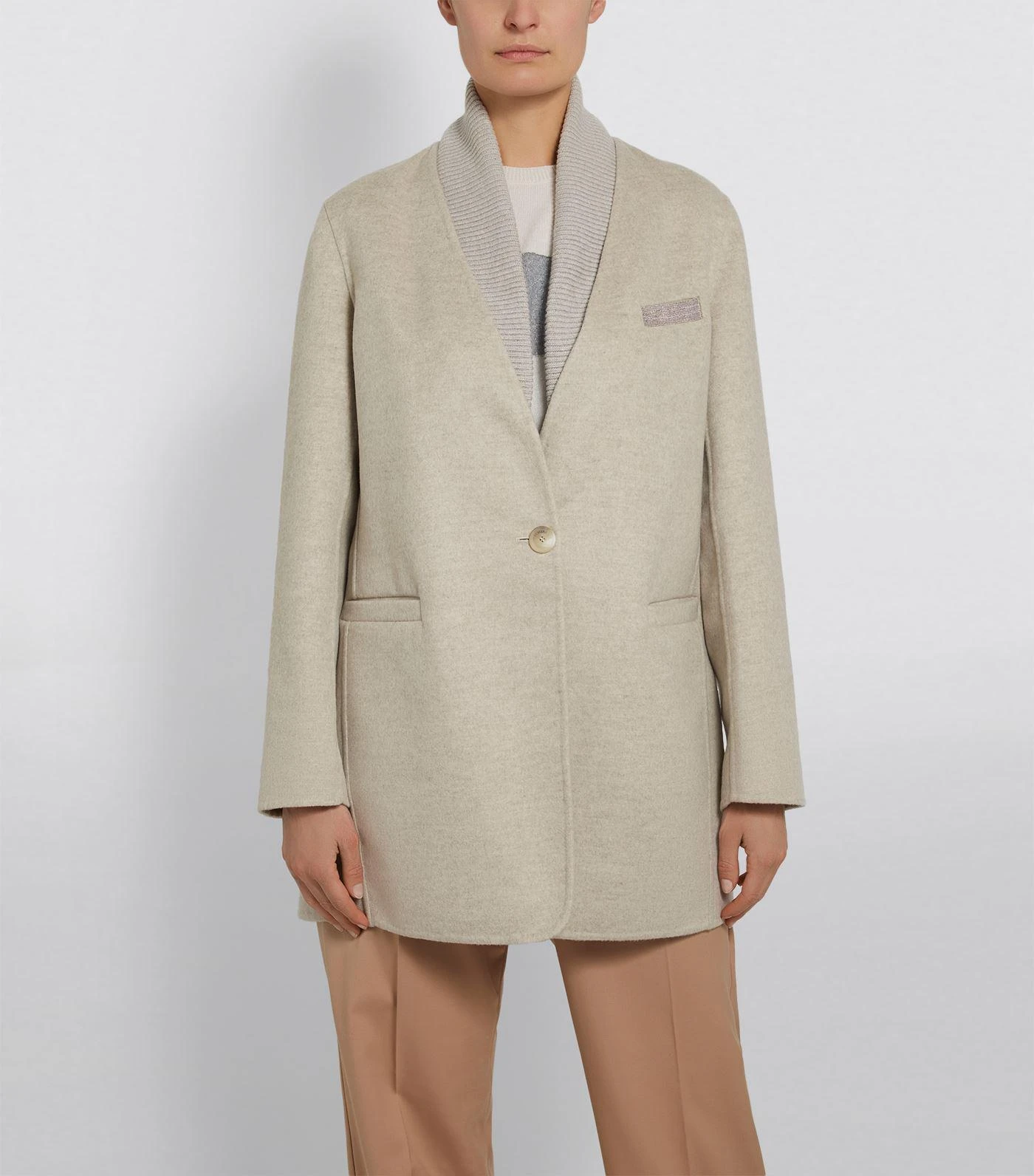 商品Fabiana Filippi|Wool-Cashmere Coat,价格¥5536,第3张图片详细描述