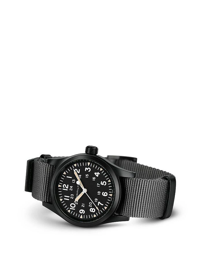 商品Hamilton|Mechanical Khaki Field Watch, 38mm,价格¥4826,第4张图片详细描述