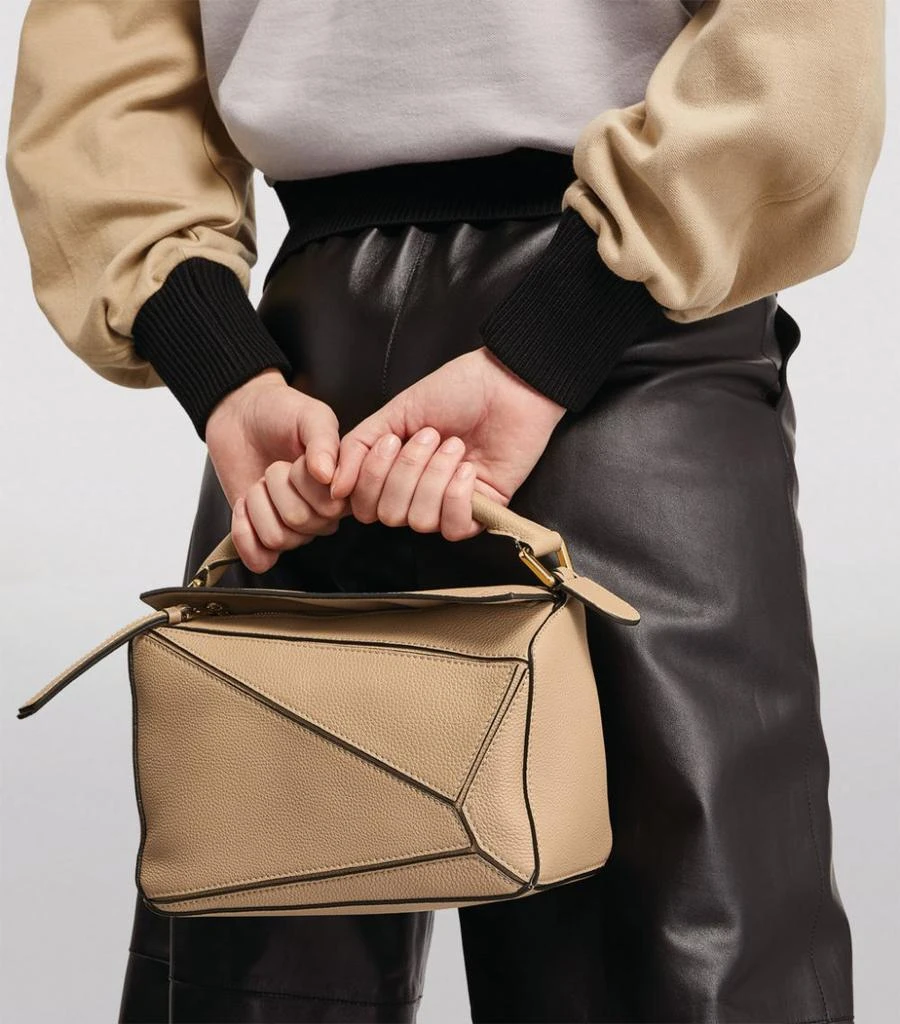 商品Loewe|Small Leather Puzzle Top-Handle Bag,价格¥26399,第2张图片详细描述