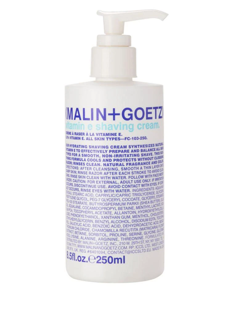 商品Malin + Goetz|Vitamin E Shaving Cream/8.5 oz.,价格¥300,第1张图片