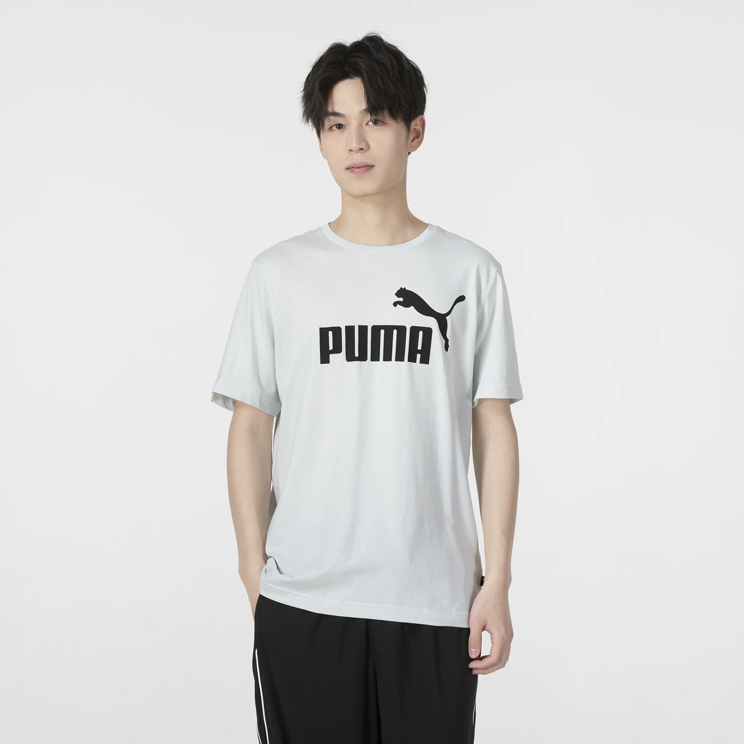 商品[国内直发] Puma|ESS Logo Tee (s)男士运动休闲短袖T恤,价格¥116,第1张图片