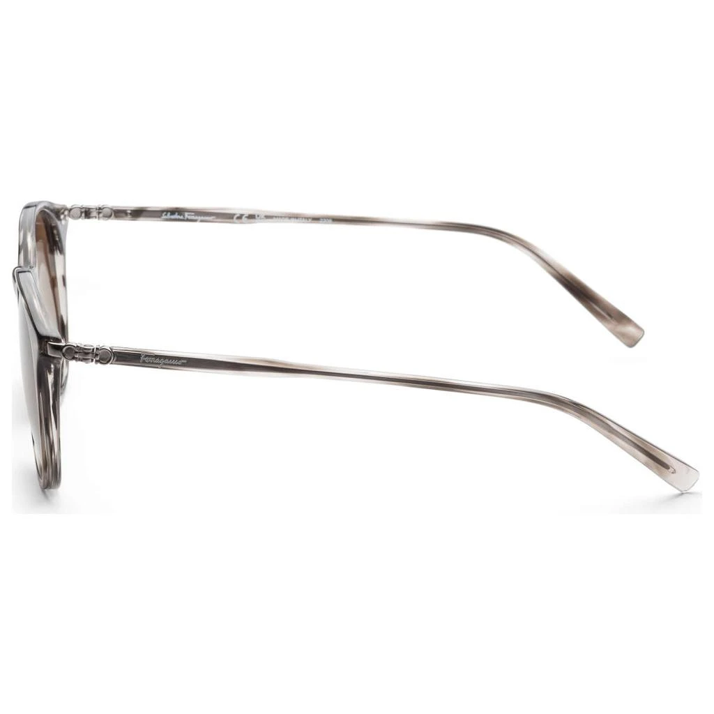 商品Salvatore Ferragamo|Ferragamo Men's Grey Round Sunglasses,价格¥516,第2张图片详细描述