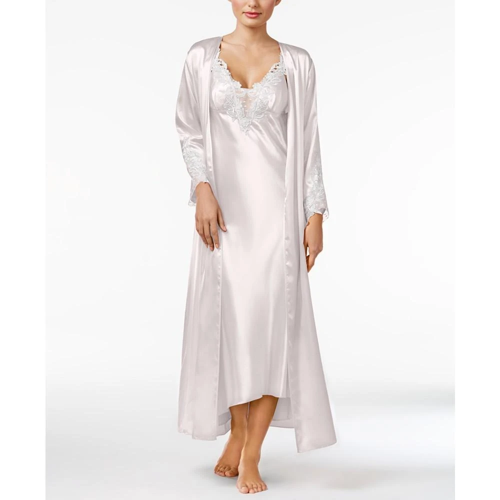 商品Flora Nikrooz|斯特拉软缎睡衣长袍,价格¥522,第1张图片