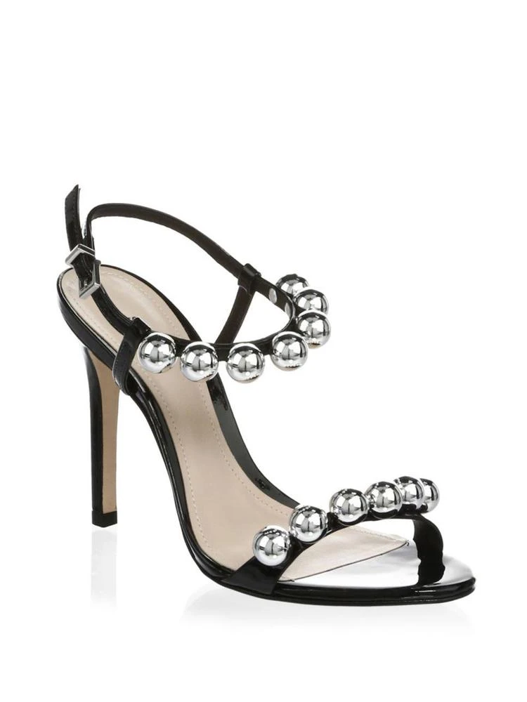 商品Schutz|Nellie Leather Stiletto Sandals,价格¥1155,第1张图片