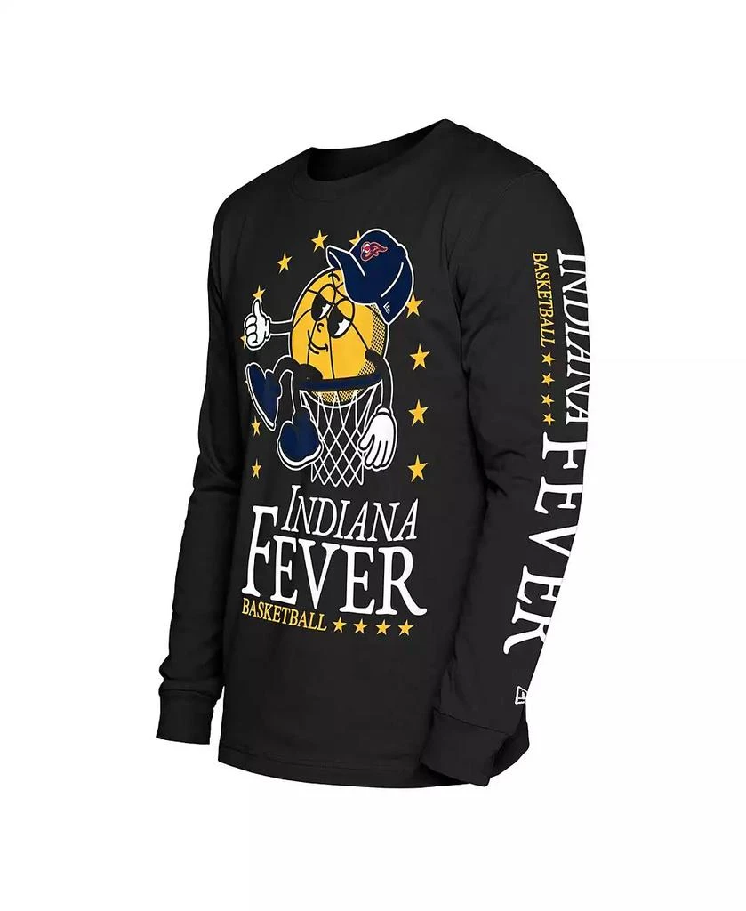 商品New Era|Men's Black Indiana Fever Old School Sport Long Sleeve T-Shirt,价格¥334,第3张图片详细描述