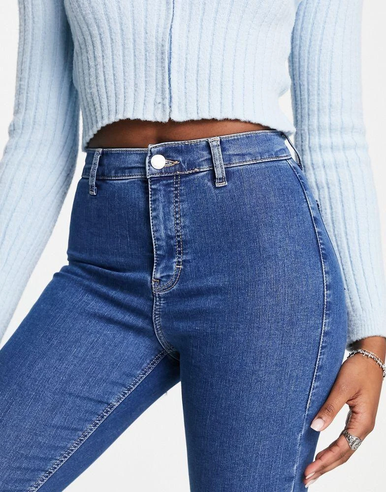 商品Topshop|Topshop Joni jeans in mid blue,价格¥174,第4张图片详细描述