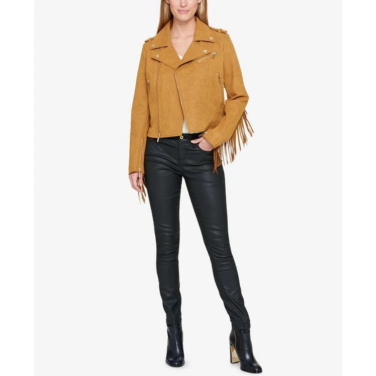 商品Tommy Hilfiger|Fringe Moto Jacket, Created for Macy's,价格¥422,第3张图片详细描述