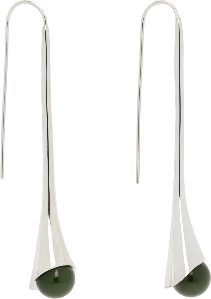 商品Sophie Buhai|Jade Vienna Earrings,价格¥5876,第2张图片详细描述