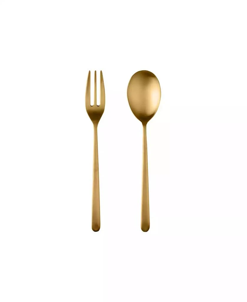 商品Mepra|Linea Ice Oro Serving Set, 2 Piece,价格¥1286,第1张图片