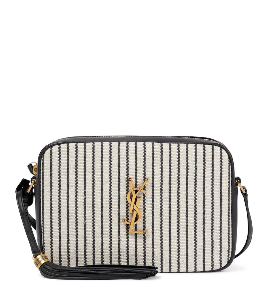 商品Yves Saint Laurent|Lou Camera striped crossbody bag,价格¥10211,第1张图片