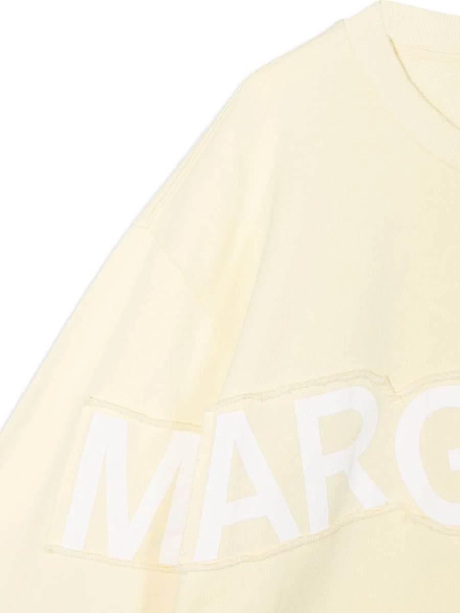 商品【商品预售7天】 MM6|MM6 男童针织毛衣 M60149TMM006M6202 黄色,价格¥1836,第4张图片详细描述
