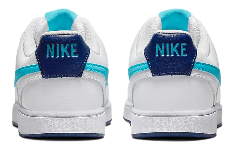 商品[国内直发] NIKE|Court Vision系列 Low 皮革 休闲 防滑耐磨轻便 低帮 板鞋 男款 白蓝色,价格¥628,第6张图片详细描述