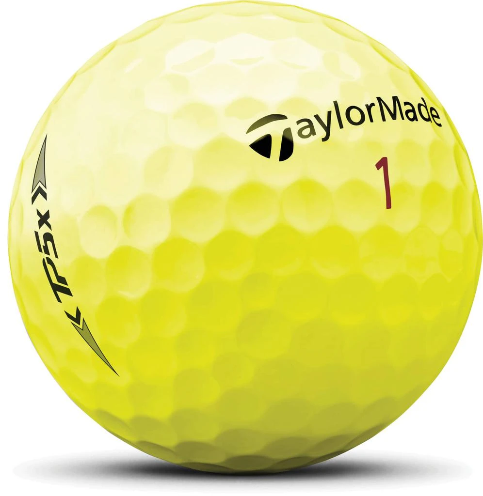 商品TaylorMade|TaylorMade 2021 TP5x Yellow Golf Balls,价格¥411,第3张图片详细描述