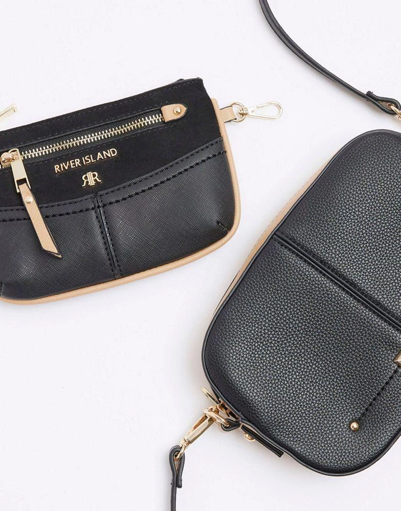 商品River Island|River Island Small cross body bag in black,价格¥369,第4张图片详细描述