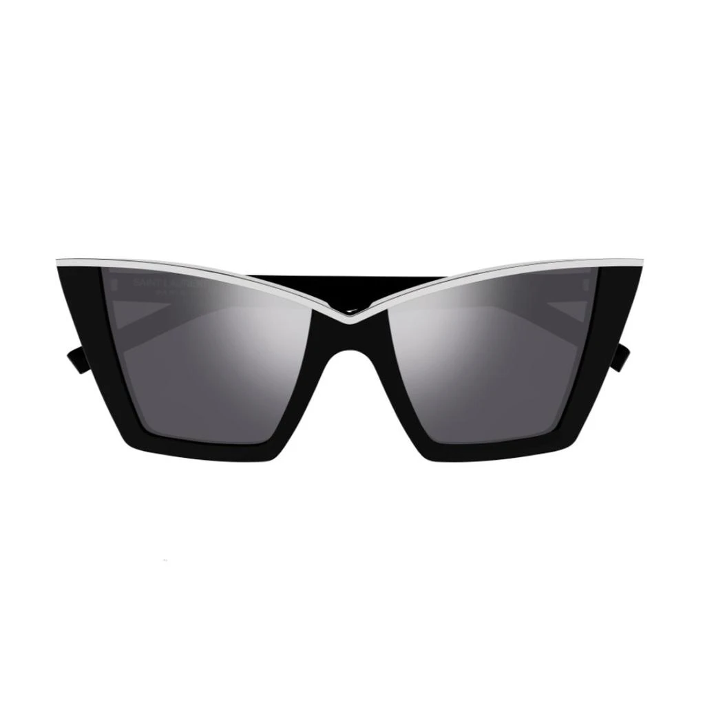 商品Yves Saint Laurent|Saint Laurent Eyewear Black Cat-Eye Sunglasses,价格¥2487,第1张图片