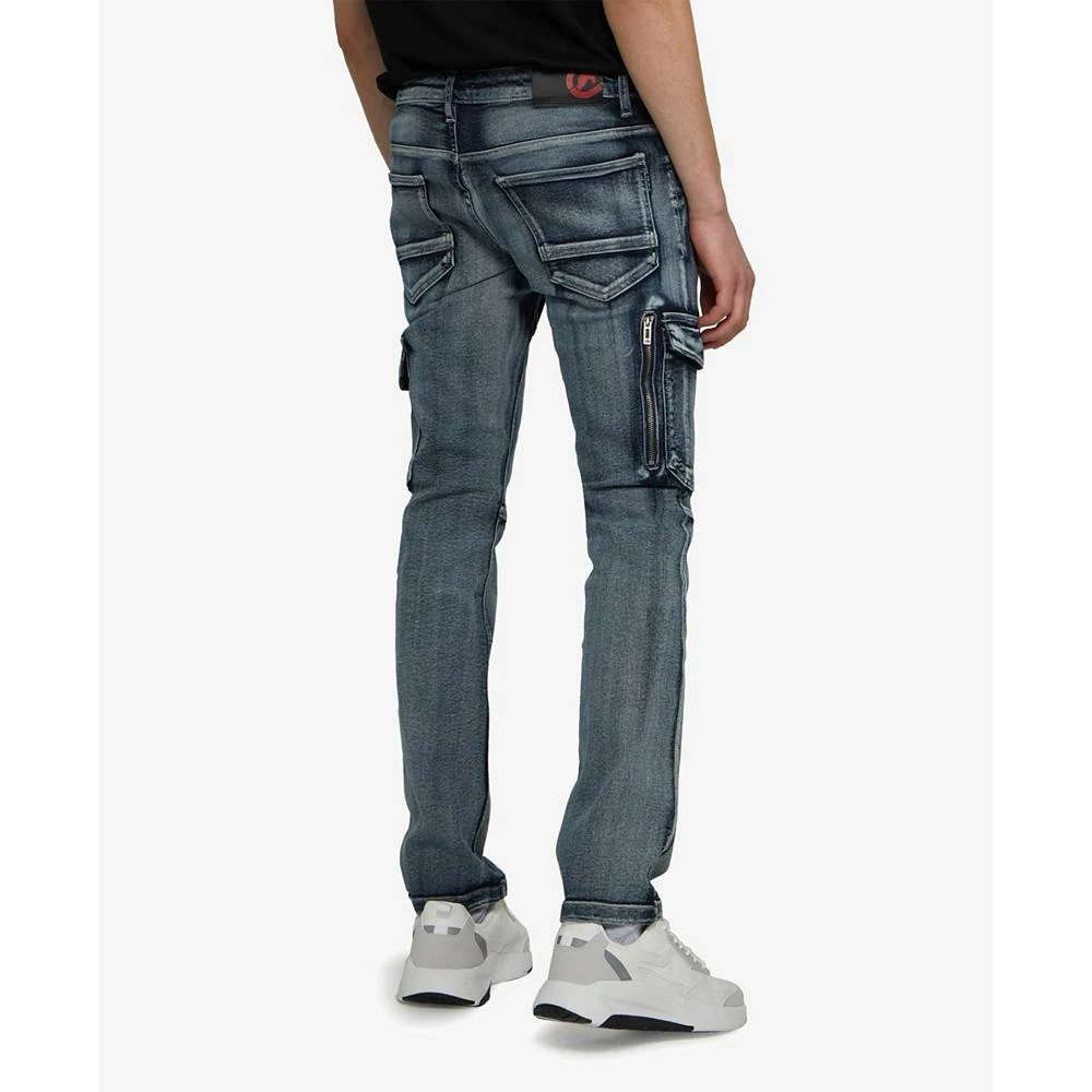 商品Ecko Unltd|Men's Skinny Fit Cargo Snap Stretch Jeans,价格¥507,第2张图片详细描述