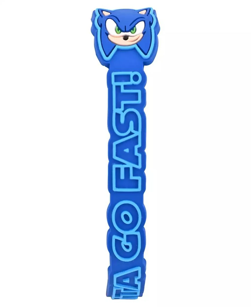 Kids Unisex Sega Sonic the Hedgehog Blue Silicone Strap Watch 35.5mm Set 商品