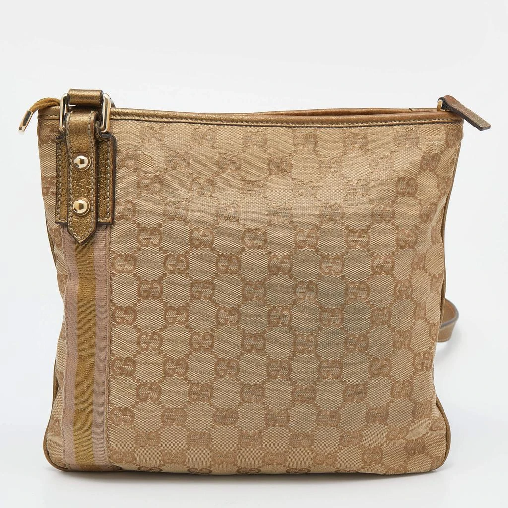 商品[二手商品] Gucci|Gucci Beige/Gold GG Canvas Jolicoeur Charms Messenger Bag,价格¥1741,第4张图片详细描述