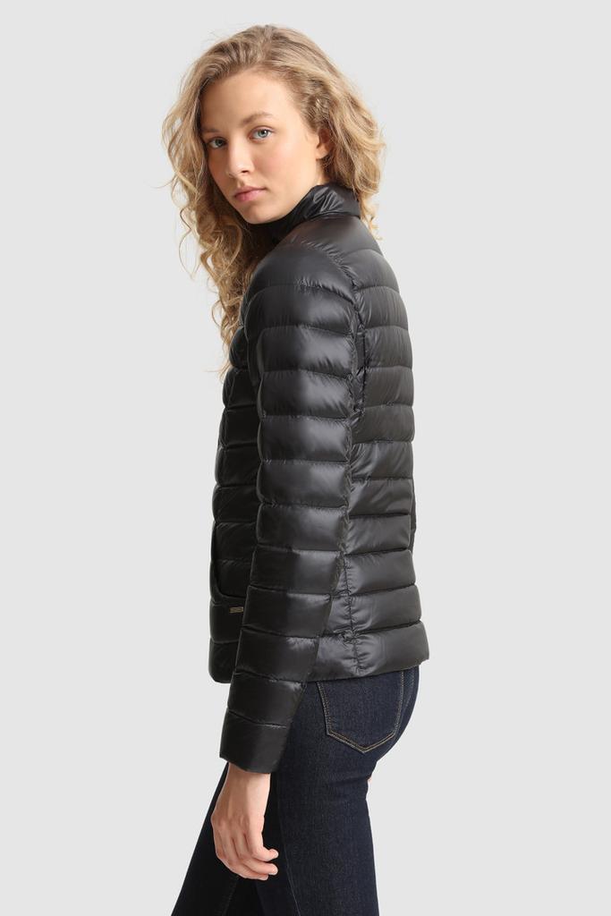 Abbie Quilted Jacket in Satin Nylon商品第3张图片规格展示