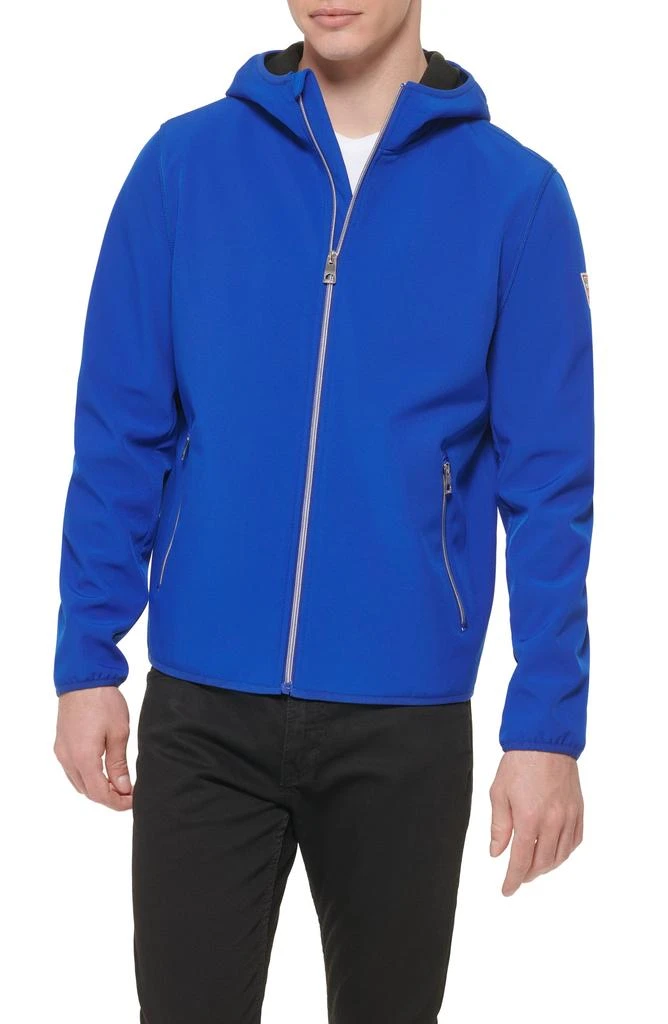 商品GUESS|Softshell Hooded Rain Jacket,价格¥416,第4张图片详细描述
