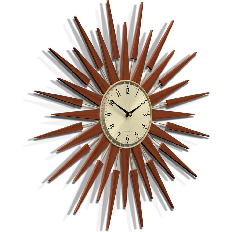 商品Newgate|Newgate Pluto Wall Clock - Brown,价格¥2036,第2张图片详细描述