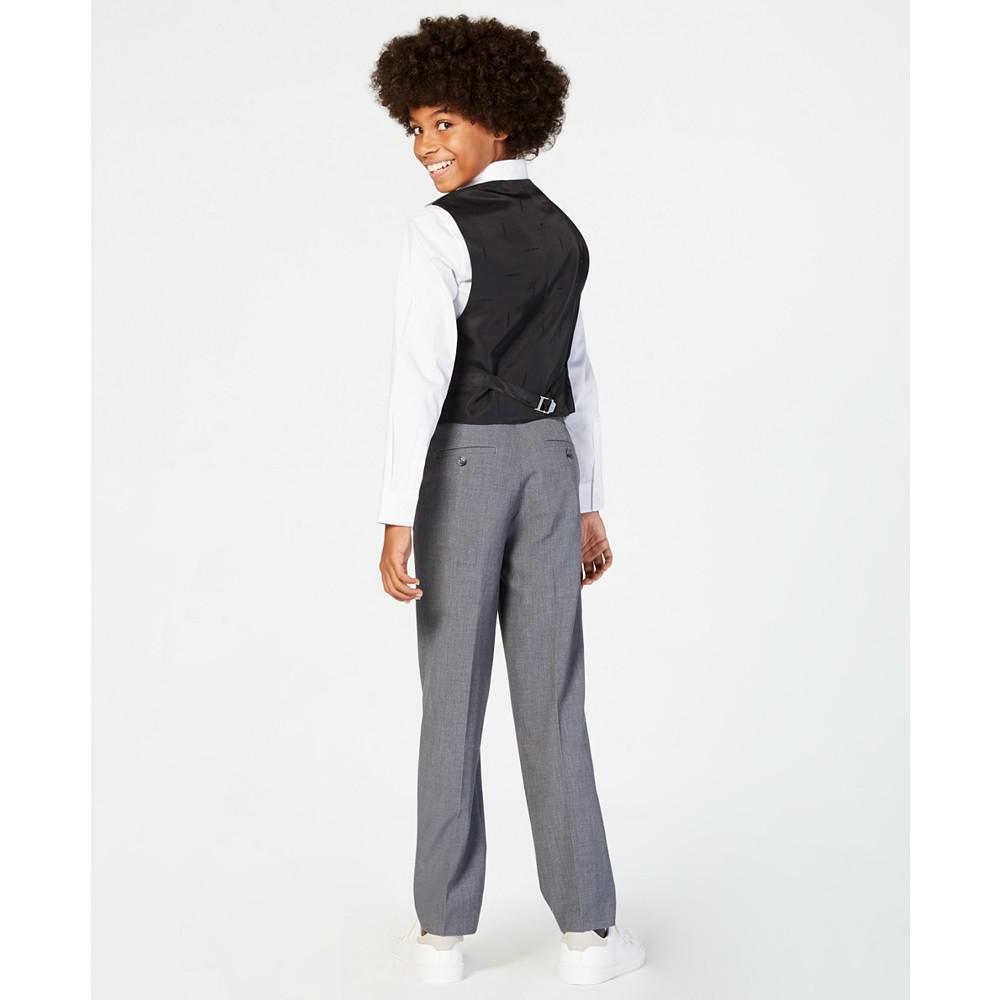 商品Calvin Klein|Big Boys Slim Fit Stretch Suit Vest,价格¥276,第5张图片详细描述