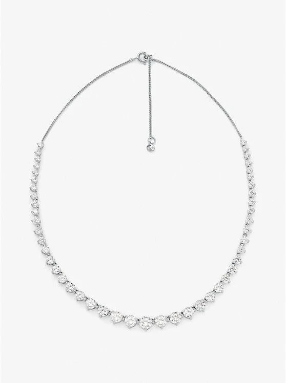 商品Michael Kors|Precious Metal-Plated Sterling Silver Cubic Zirconia Necklace,价格¥2454,第2张图片详细描述