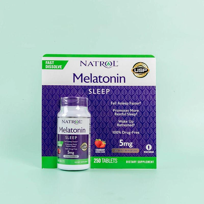 商品Natrol|natrol melatonin褪黑素松果体速溶片5mg250粒,价格¥344,第4张图片详细描述