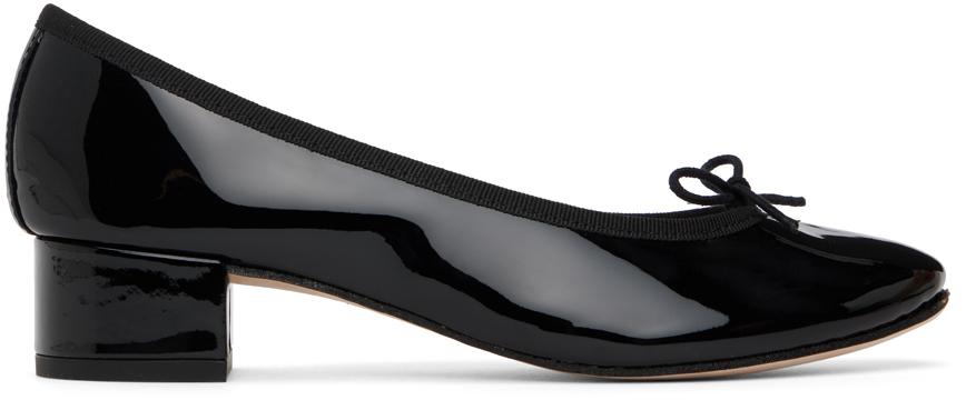 Black Camille Ballerina Heels商品第1张图片规格展示