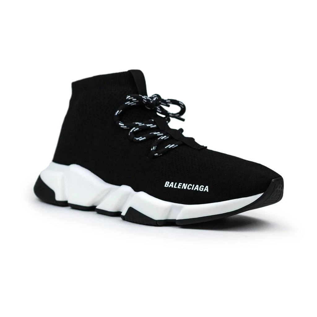 商品Balenciaga|Balenciaga Speed Knit Lace Sock Black White,价格¥6828,第2张图片详细描述